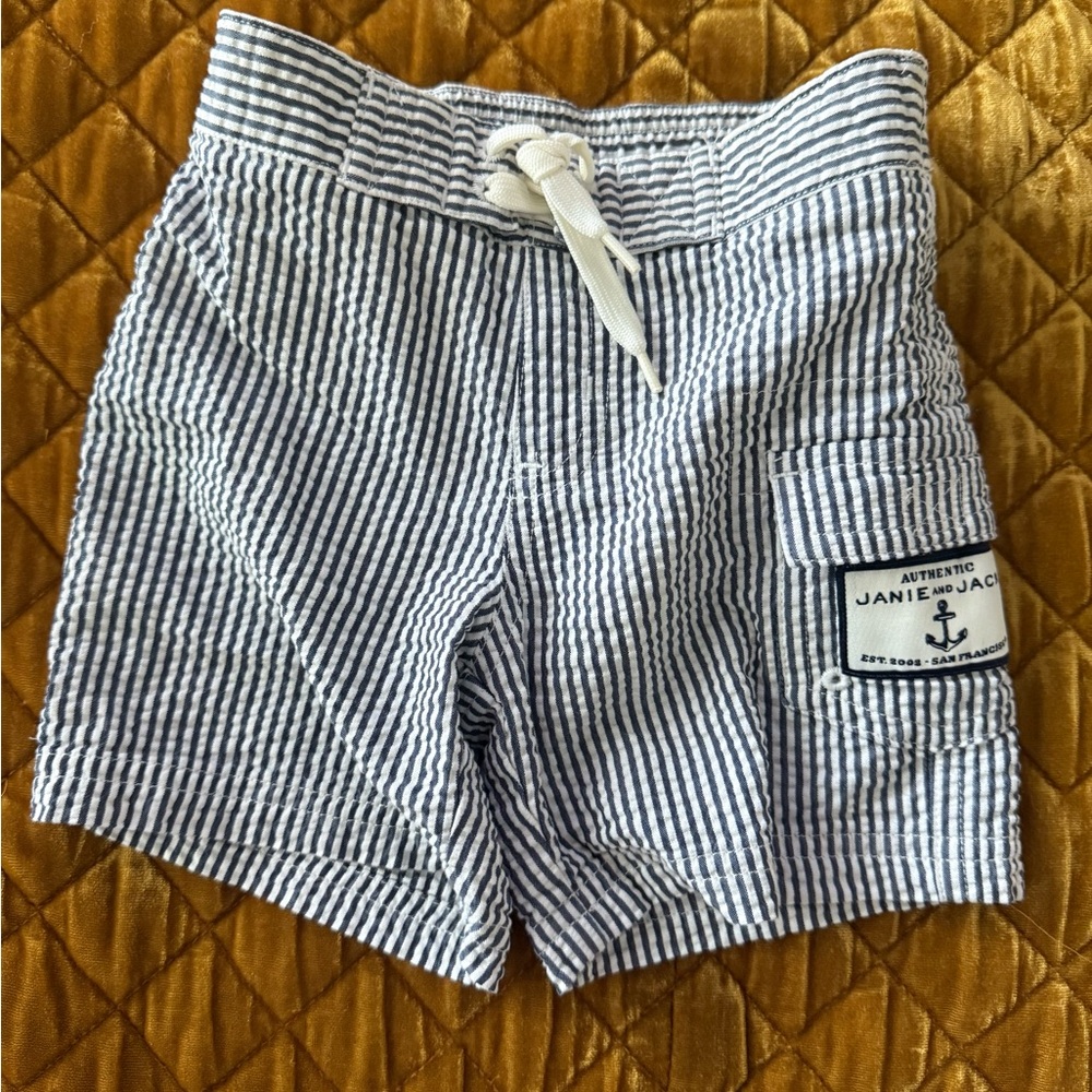 Janie and Jack Boys Swimsuit-6 to 12 Months